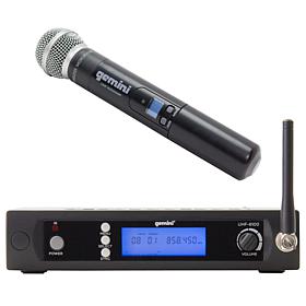 Gemini Sound UHF-6100M-R2 Handheld UHF Wireless Microphone System