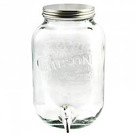 General Store Serving Time 1 Gallon Mason Beverage Dispenser