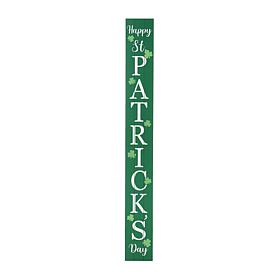 Glitzhome 60in L Wooden St. Patrick's Porch Sign