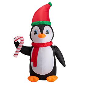 Glitzhome 8' Lighted Inflatable Penguin Décor