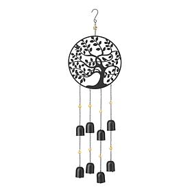 Glitzhome Metal Tree of Life Windchime with Bells