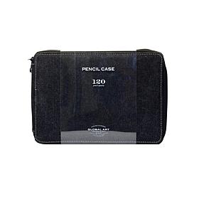 Global Art Canvas 120-Pencil Case, Black