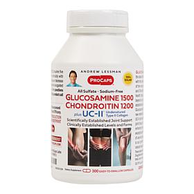 Glucosamine and Chondroitin with UC-II - 300 Capsules