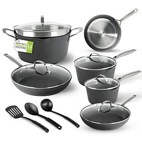 Granitestone Armor Max 14-Pc Hard Anodized Ultra Durable Cookware Set