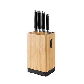 Graphite 5-Piece Asian-Inspired Knife Block Set