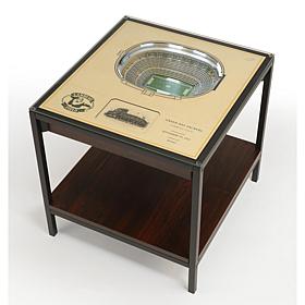 Green Bay Packers 25-Layer Stadium Views Lighted End Table