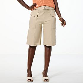 GREY by Jhoan Sebastian Belted Bermuda Short