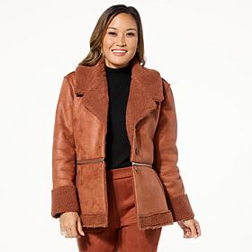 GREY by Jhoan Sebastian Grey 2-in-1 Shearling/Faux Leather Jacket