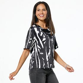 GREY by Jhoan Sebastian Grey Satin and Matte Tee