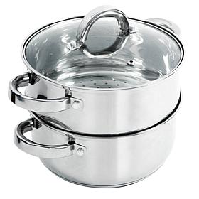 Hali Steamer Set W/Lid - 3 Qt Casserole W/Lid & Steamer Insert - Mi...