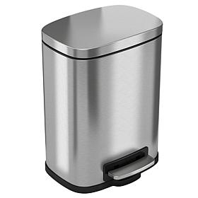 Halo 1.32 Gallon Step Pedal Trash Can with Removable Inner Bucket