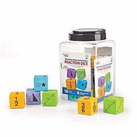 hand2mind Multiple Representation Fractions Dice