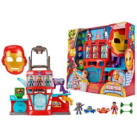 Hasbro Marvel Iron Man and His Awesome Friends Iron Quarters Playset