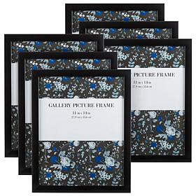 Hastings Home 11" x 14" Picture Frames - 6 Piece