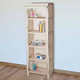 Hastings Home 5-Tier Wood Storage Shelving Rack
