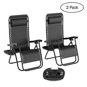 Hastings Home Zero Gravity Chairs 2-Pack