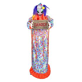 Haunted Hill Farm 5.5-Ft. Standing Jump Scared Clown Animatronic