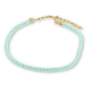 Heidi Daus Elegant Essentials 18" Goldtone Cord Necklace