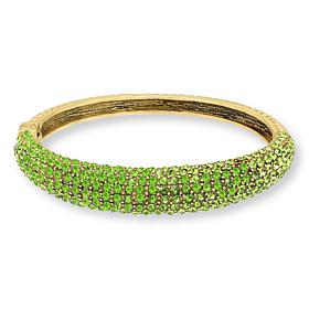 Heidi Daus Hugs from Heidi Crystal Hinged Bangle Bracelet