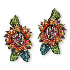 Heidi Daus Late Bloomer Multicolor Floral-Inspired Stud Earrings