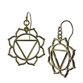 Heights Jewelers 14K Gold-Plated Solar Plexus Chakra Earrings
