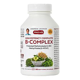 High Potency Complete B-Complex - 360 Capsules