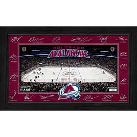 Highland Mint 2025–26 Colorado Avalanche Signature Rink Framed Display
