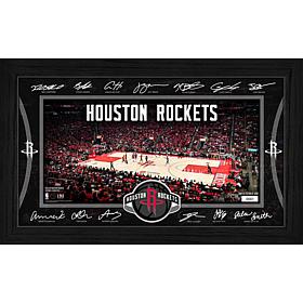 Highland Mint Houston Rockets Signature Court 12" x 20" Framed Print
