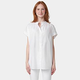 HUE Button-Front Tunic