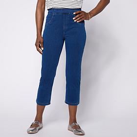 HUE Classic Denim Capri Pant
