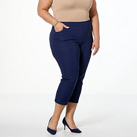 HUE Everyday Stretch Knit Pull-On Capri Pant