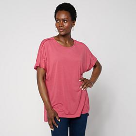 HUE Flutter Sleeve Hi-Low Top