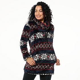 HUE Plush & Cozy Cowl Neck Lounger