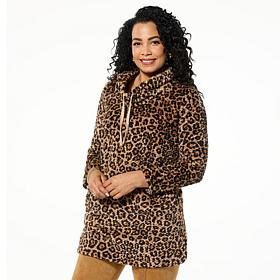 HUE Plush & Cozy Cowl Neck Lounger