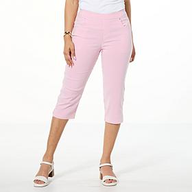 HUE Striped Pedal Pusher Pant
