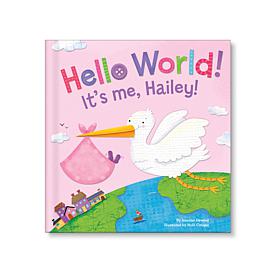 I See Me Hello World Pink Personalized Board Book