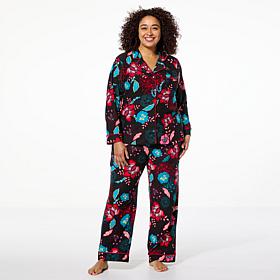 IMAN Global Chic 2-piece Buttery Soft Knit Pajama Set