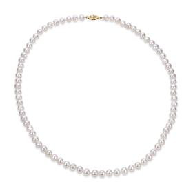 Imperial Pearls 20" 14K 6-6.5mm Cultured Freshwater Pearl Necklace