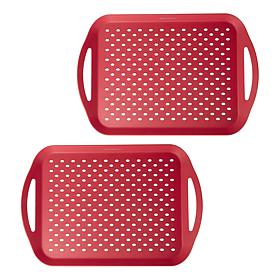 Improvements 2-pack Nonslip Serving Trays