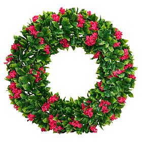 Improvements 21" Faux Crepe Myrtle Wreath