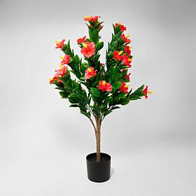 Improvements 3' Faux Hibiscus Tree