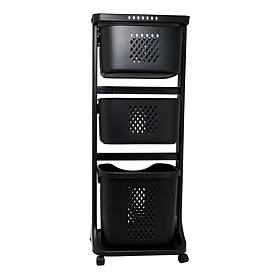 Improvements 3-Tier Utility Basket Set with Handles
