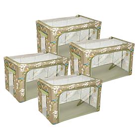 Improvements Collapsible Large Storage Bins -Set of 4