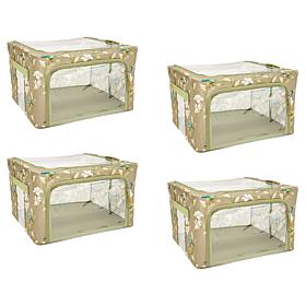 Improvements Collapsible Medium Storage Bins -Set of 4