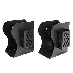 Improvements Expandable Metal Bookshelf - Set of 2