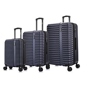 InUSA Ally 3-Piece Hardside Luggage Set with Spinner Wheels