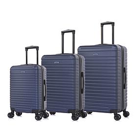 InUSA Deep 3-Piece Hardside Spinner Luggage Set