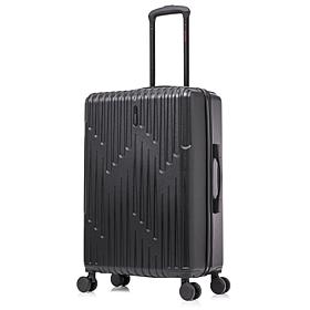 InUSA Drip Lightweight Hardside 24" Checked Bag Spinner Suitcase