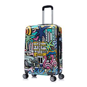 InUSA Prints 24" Hardside Lightweight Spinner Suitcase