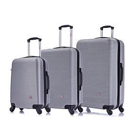 InUSA Royal 3-Piece Hardside Luggage Set with 360º Spinner Wheels